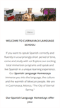 Mobile Screenshot of cuernavacalanguageschool.com